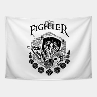 RPG Class Series: Fighter - Black Version Tapestry