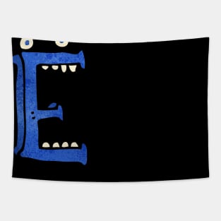 funny Letter E Tapestry