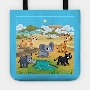 Jungle Scene Tote