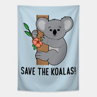 Save the Koalas! Tapestry