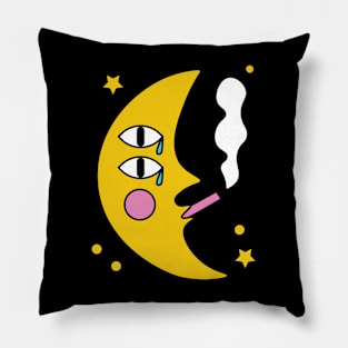 SMOKING MOON Pillow