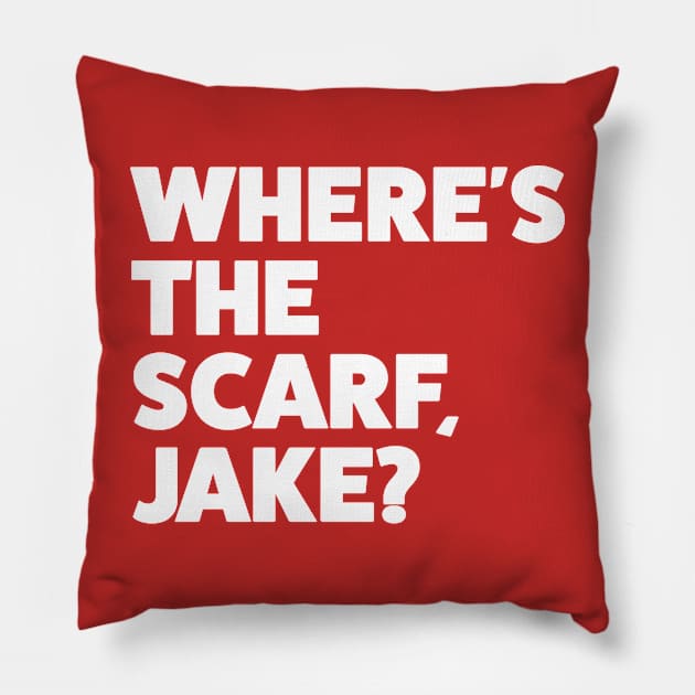 Where's the Scarf Jake Pillow by FanaticTee