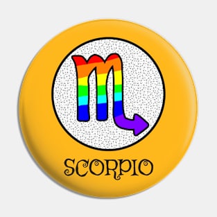 ZODIAC PRIDE SCORPIO Pin