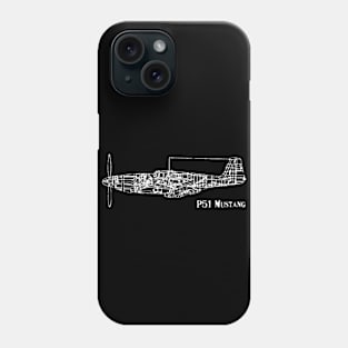 North American P51 Mustang Phone Case