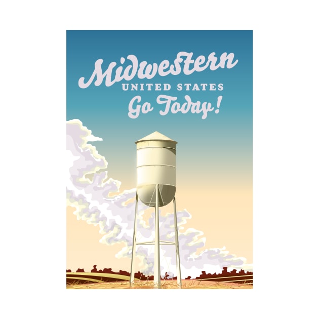 Midwestern United States Travel poster by nickemporium1