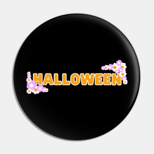 halloween bib flower Pin