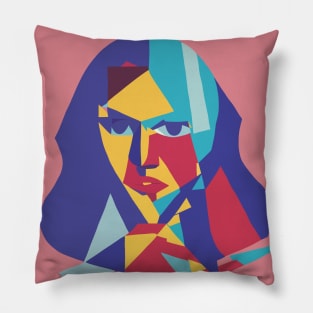 Halle - Cubism Portrait Pillow