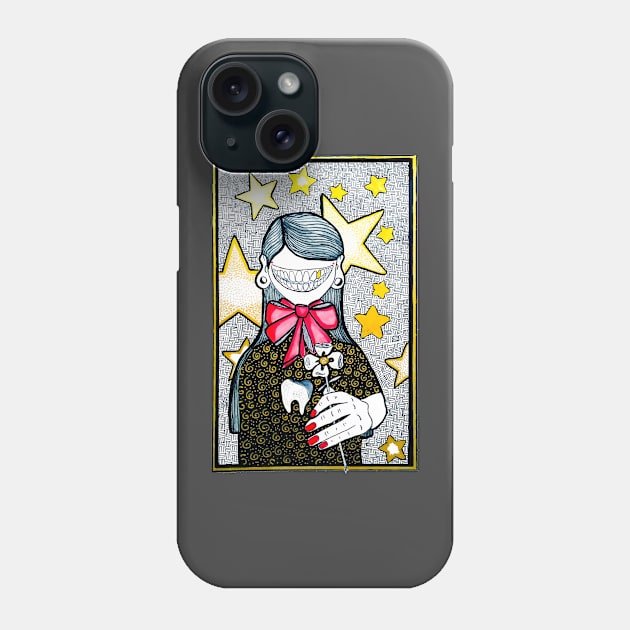 My tooth loves me, my tooth loves me Phone Case by rosana art