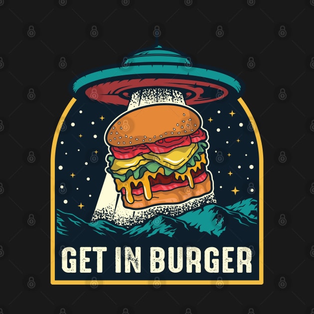 Burger Abduction by spacedowl