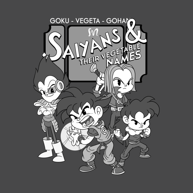 Saiyans and their vegetable names by Juandamurai