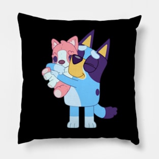 bluey funny Pillow