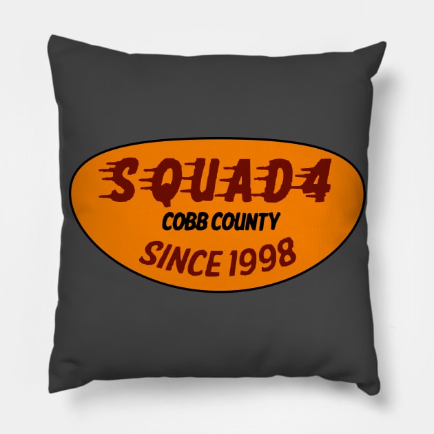 Cobb County Fire Squad 4 Pillow by LostHose