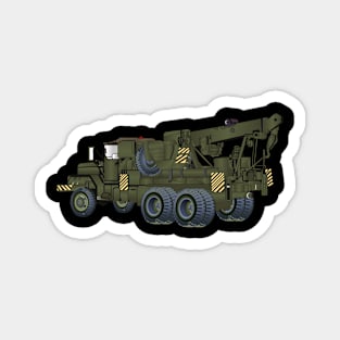 M816 Medium Wrecker Truck - OD - Left Rear Oblique wo Txt X 300 Magnet