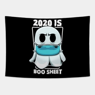 Ghost - 2020 Is Boo Sheet Halloween Ghost Funny Pun Tapestry