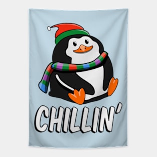 Chillin' Penguin Tapestry