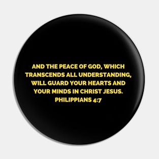 Bible Verse Philippians 4:7 Pin