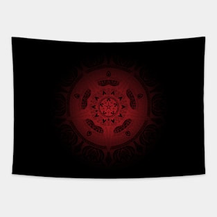 Large Mixed Themed Mandala Fade Out Tapestry