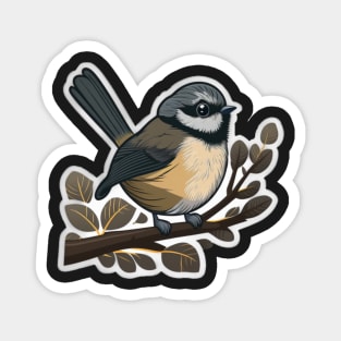 Cute fantail bird Magnet