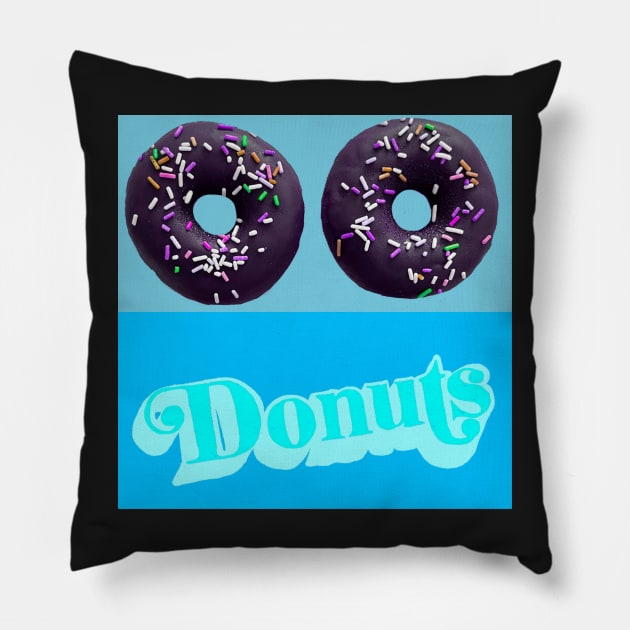 Nothing but donuts! No. 2 Pillow by asanaworld