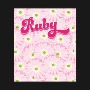 Gerberas - Ruby T-Shirt