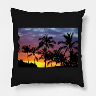 Tropical Sunset Serenade Pillow