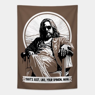 The Dude - Big Lebowski Quote Design Tapestry