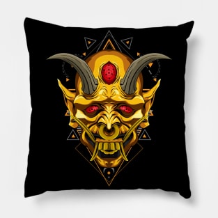 oni mask shinigami Pillow