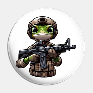 Tactical Gecko Pin