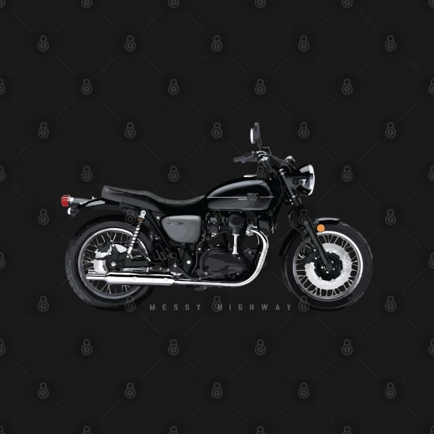 Kawasaki W800 Street 19 black, sn by MessyHighway