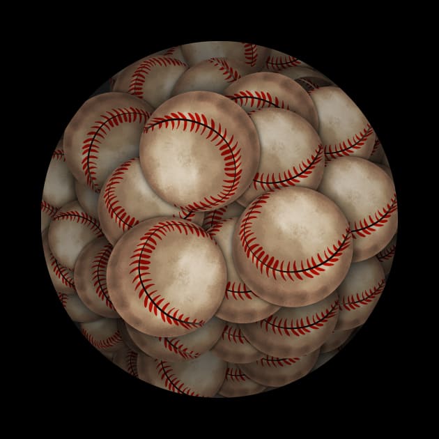 A Large Quantity Of Used Baseball by SinBle