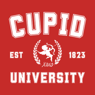 Cupid University - Funny College Valentines day T-Shirt