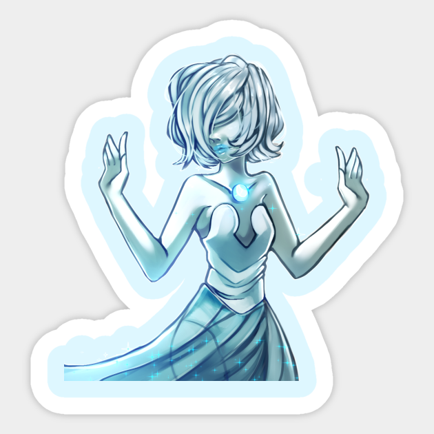 Blue Pearl Steven Universe Steven Universe Sticker Teepublic The best gifs for pearl steven universe. blue pearl steven universe