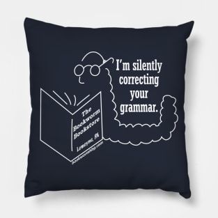 The Bookworm: Silently Correcting your Grammar Pillow