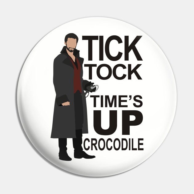 Captain Hook - Tick Tock Pin by eevylynn