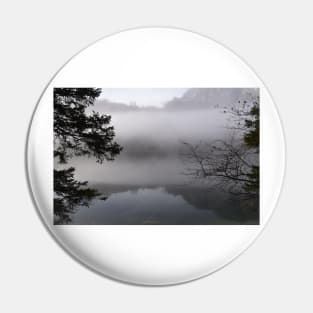 Lake in the autumn fog Pin