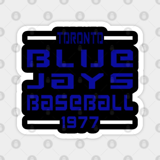 Blue Jays Baseball Classic Magnet by Medo Creations