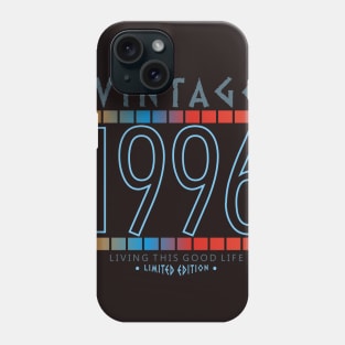 24th Birthday T-Shirt - Vintage 1996 Phone Case