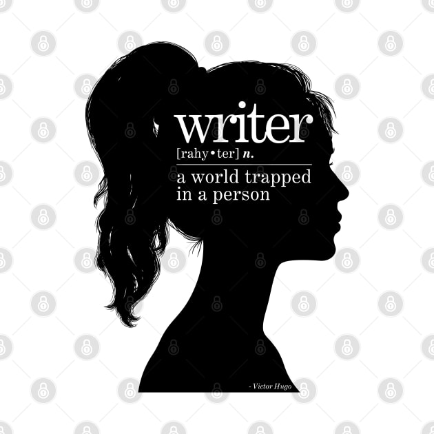 Writer: A World Trapped in a Person by sparkling-in-silence