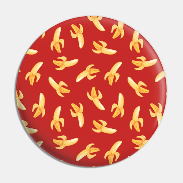 Banana Pattern Pin by Alexandra Franzese