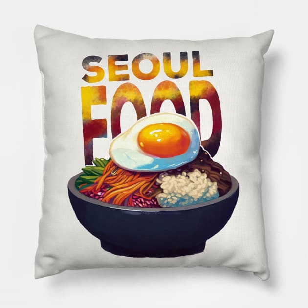 Seoul Food Pillow by MandyE