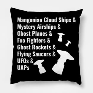 The History of Ufology with UFOs Pillow