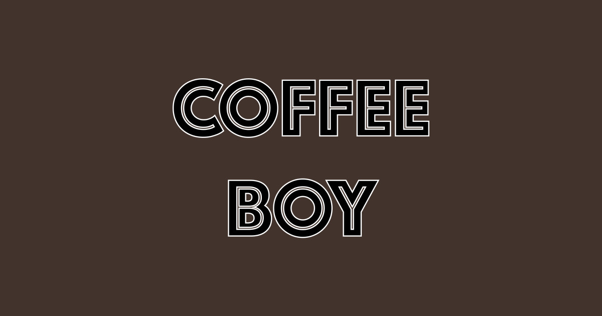Coffee Boy Coffee TShirt TeePublic