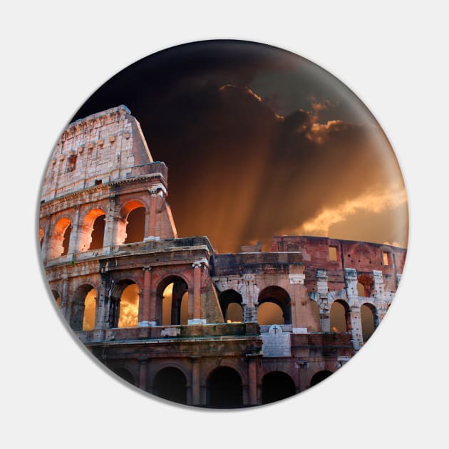 The Coliseum of Ancient Rome Pin by jwwallace