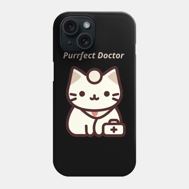 Purrfect Doctor Phone Case by Patrick9