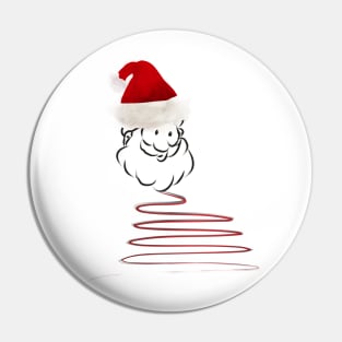 Merry christmas santa claus Pin