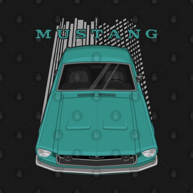 Ford Mustang Fastback 1968 - Turquoise by V8social