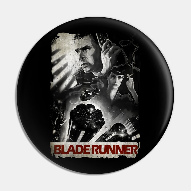 Blade Runner Pin by WHITE ANGEL STUDIO