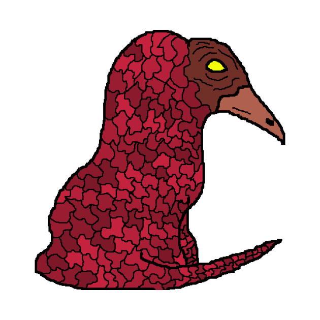 pixel art beautiful red pangolin by Catbrat