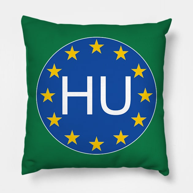 Hungary Magyarorszag Pillow by Travellers