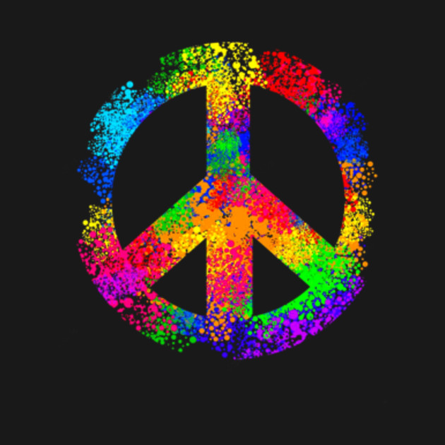 Download Peace Sign - Colorful Peace Shirt - Peace Sign - Hoodie ...